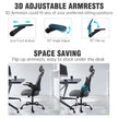 Office chair with adjustable armrests