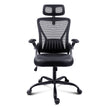 GGCIR Mesh Ergonomic Office Chair with Adjustable Headrest(Black) - 5784